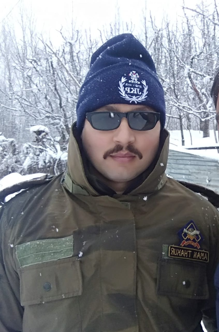 DGP J&K along with all the ranks of J&K Police salute its brave Martyr DySP Aman Kumar