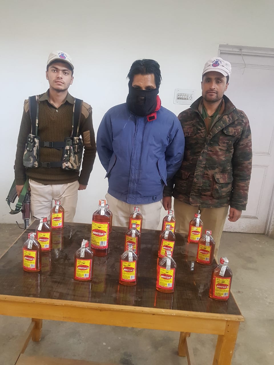 ILLICIT LIQUOR SEIZED ACCUSED ARRESTED BY DODA POLICE IN BHADERWAH