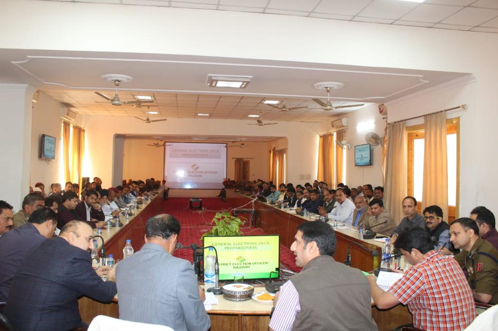 General Observers hold meeting with AROs, Nodal officers, sector/zonal Magistrates and micro observers at Rajouri*