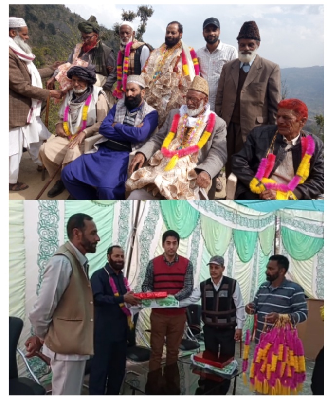 DFO Rajouri organizes function in honour of Forester Mohd Iqbal.