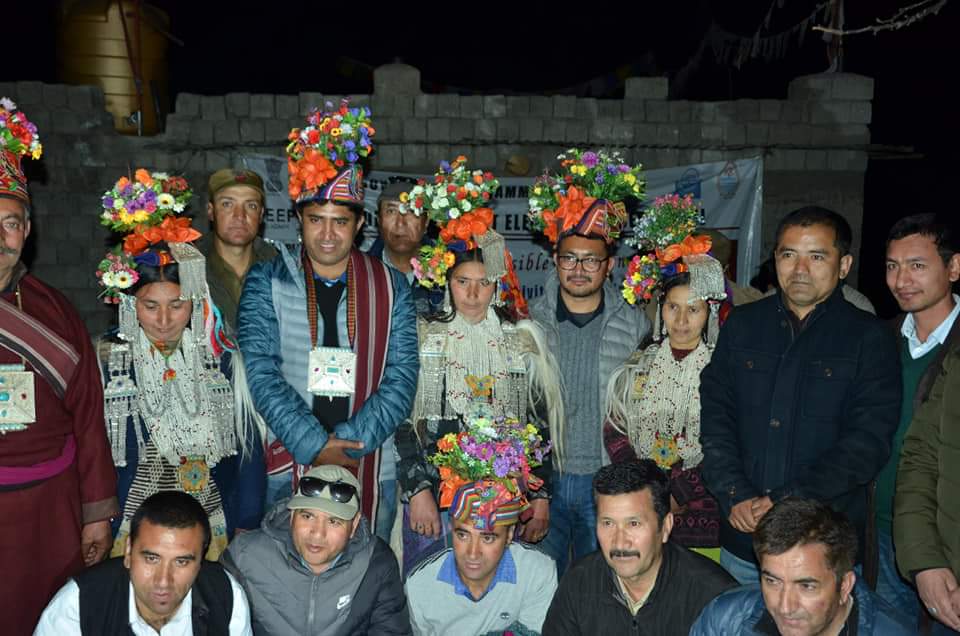 Spring arrives in Kargil, DEO Kargil Sh Baseer Choudhary (IAS) throws open the one day “Aryan Voters Festival”