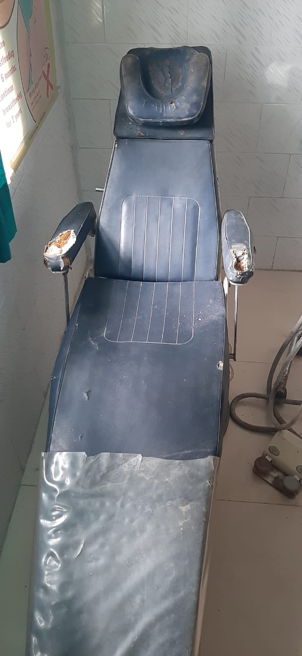 Dental Clinic of PHC Ghambir Mughlan in Worst Condition .