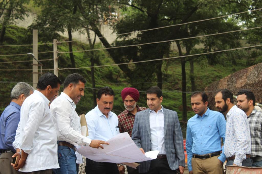 DDC Rajouri inspects major developmental works  Oldand New Bus Stands Rajouri to get macadamised