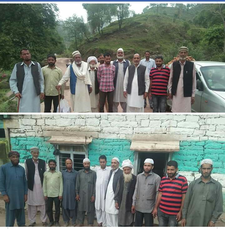 PDP Leader and State Sectery Advocate Mohd Mahroof khan visited various parts of Tehsil Mendhar,