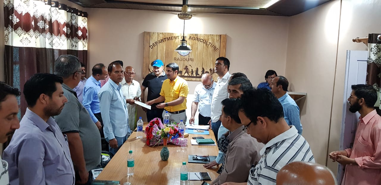 DDC Rajouri presented Block level Awards to farmers*