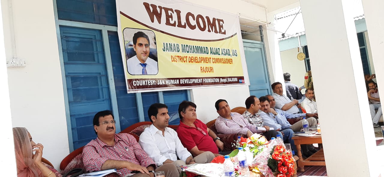 JKHDF thanks to DC Rajouri Mohammad Aijaz Asad, IAS for Conducting a Public Meeting  At Ghambir Mughlan