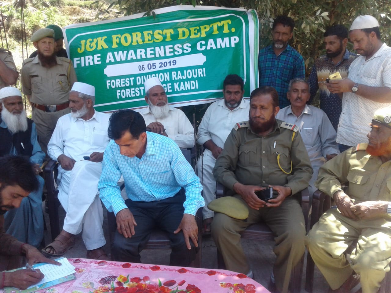Forest department organises forest fire prevention camp