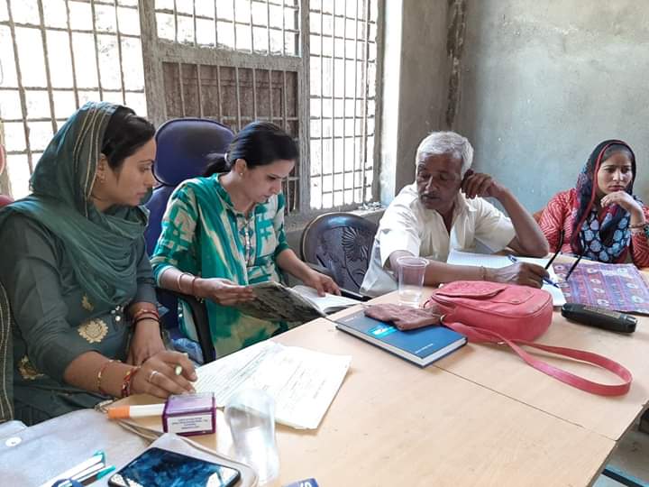 Sarpanch Arti Sharma of Ghordi Khass west Panchayat Hold Meet.