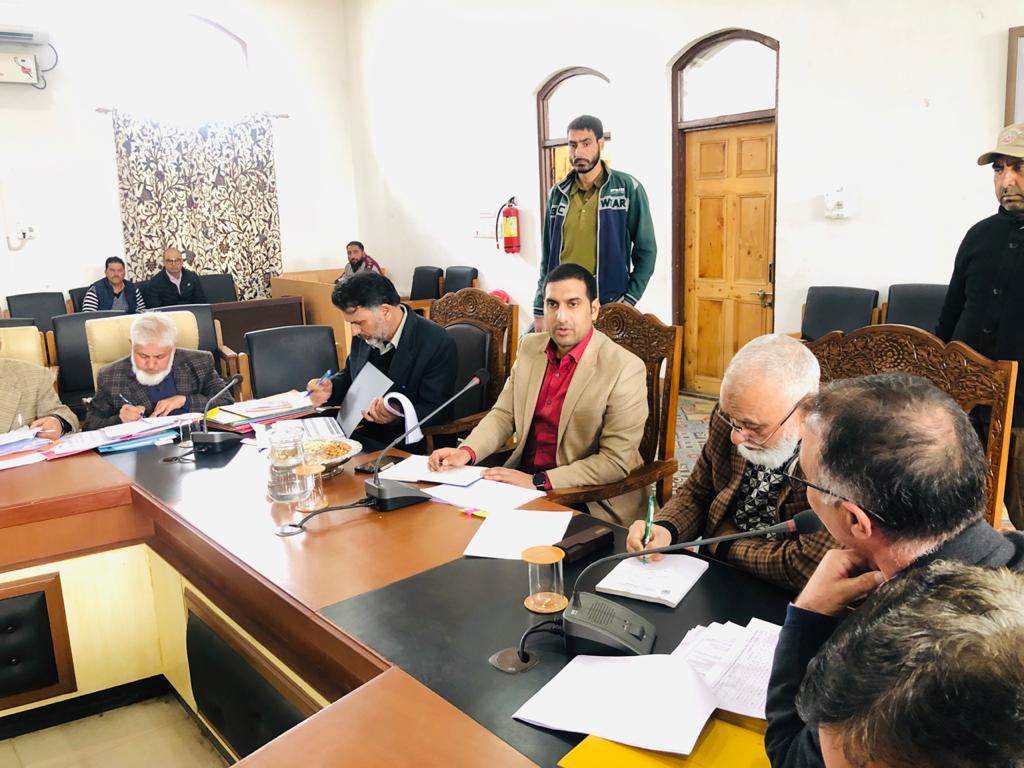 Managing Director Kashmir Power Discom holds review of Projects in  Anantnag Strategy for implementation of Amnesty Scheme finalised Strategy for implementation of Amnesty Scheme finalised Five Towns of South Kashmir to be completed by June, 2020