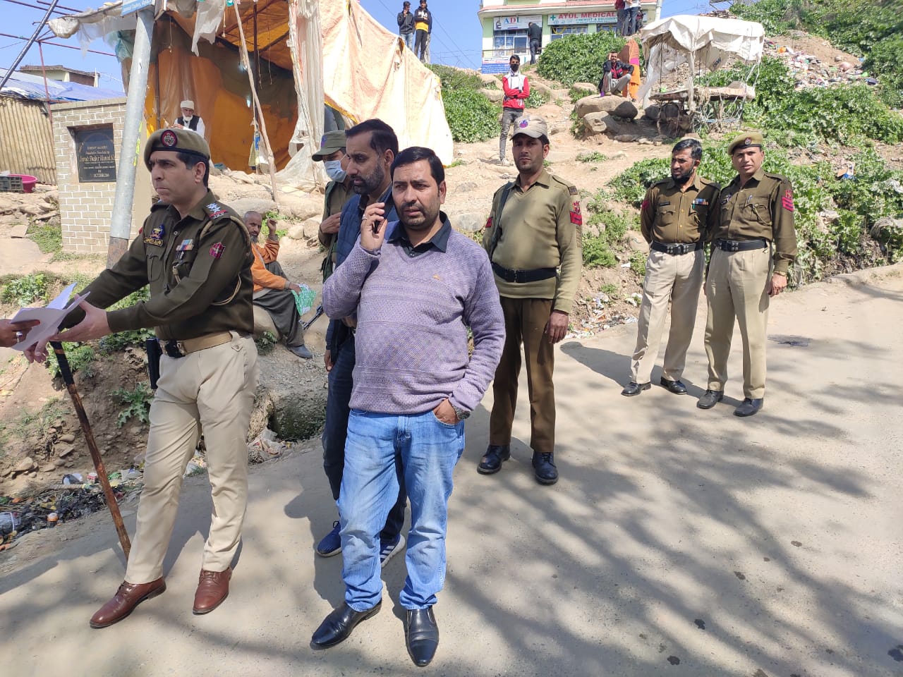 Administrative squad visits Rajouri Tehsil area, restrictions enforced