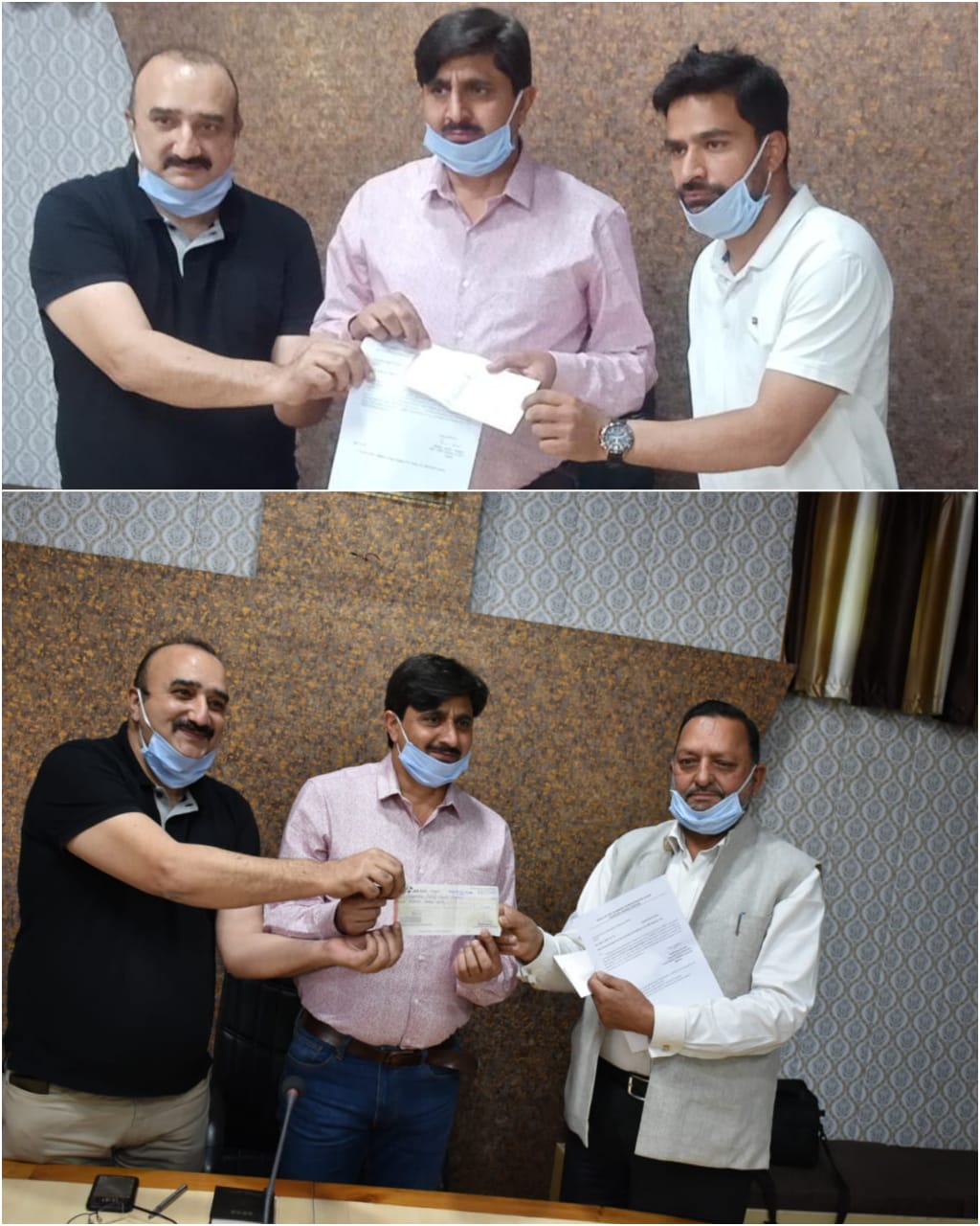 COVID19 outbreak: Administrator Auqaf, Mtr. Shamim Akhter donates 14.50 lacs in district disaster management fund