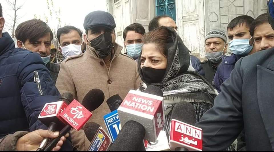 Don’t involve my family, friends; fight me politically: Mehbooba Mufti to BJP