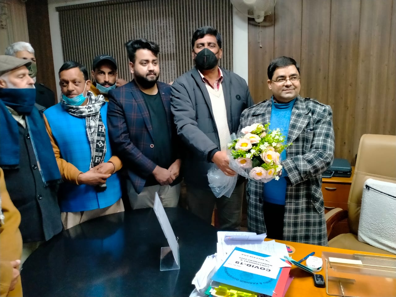 Apni Party Deligation Meet and Welcome DC Rajouri
