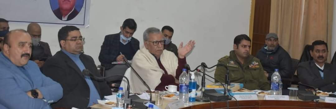 Advisor Farooq Khan visits Rajouri; reviews development scenario.Asks officers to ensure prompt delivery of public services; an effective grievances disposal mechanism