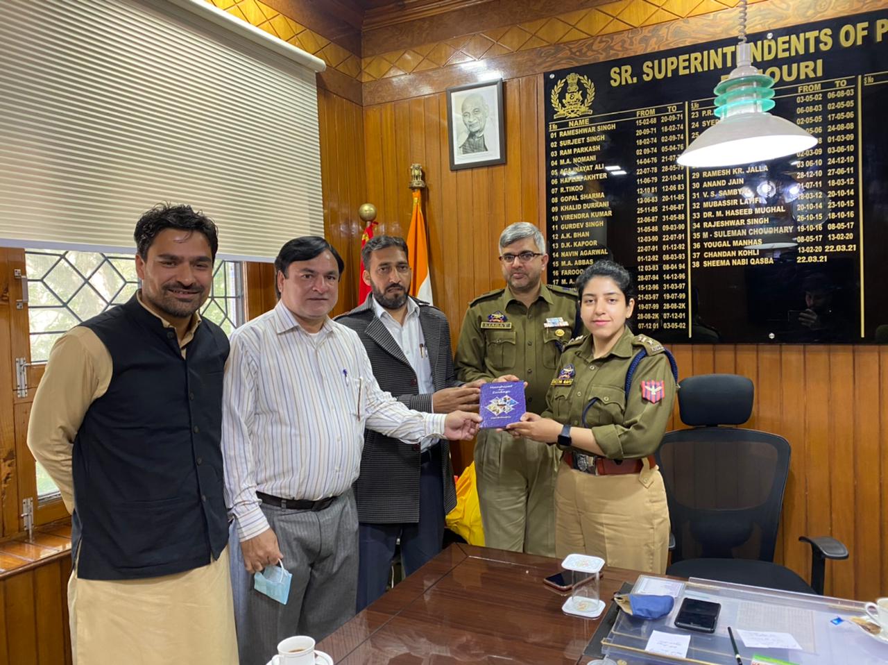 Anti drugs organization Rajouri held a meeting with SSP Rajouri