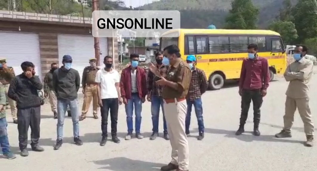 Jammu Kashmir Police start once again COVID-19 Awareness programme
