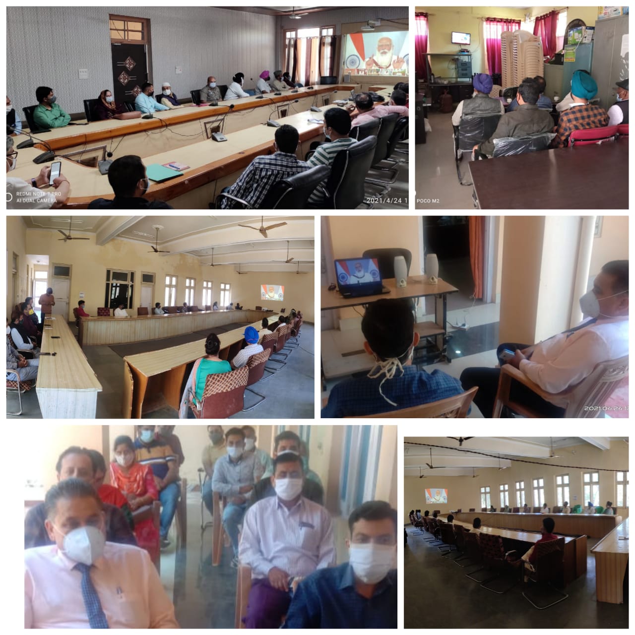 E property cards distribution under SVAMITVA: District Administration Rajouri hosts live telecast of grand launch ceremony by the PM