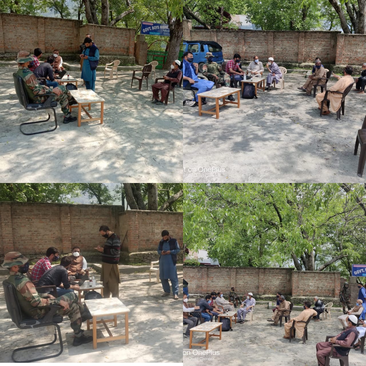 COVID Vaccination Registration Drive by Army in conjunction with CSC and PHC Kalaroos, Kupwara