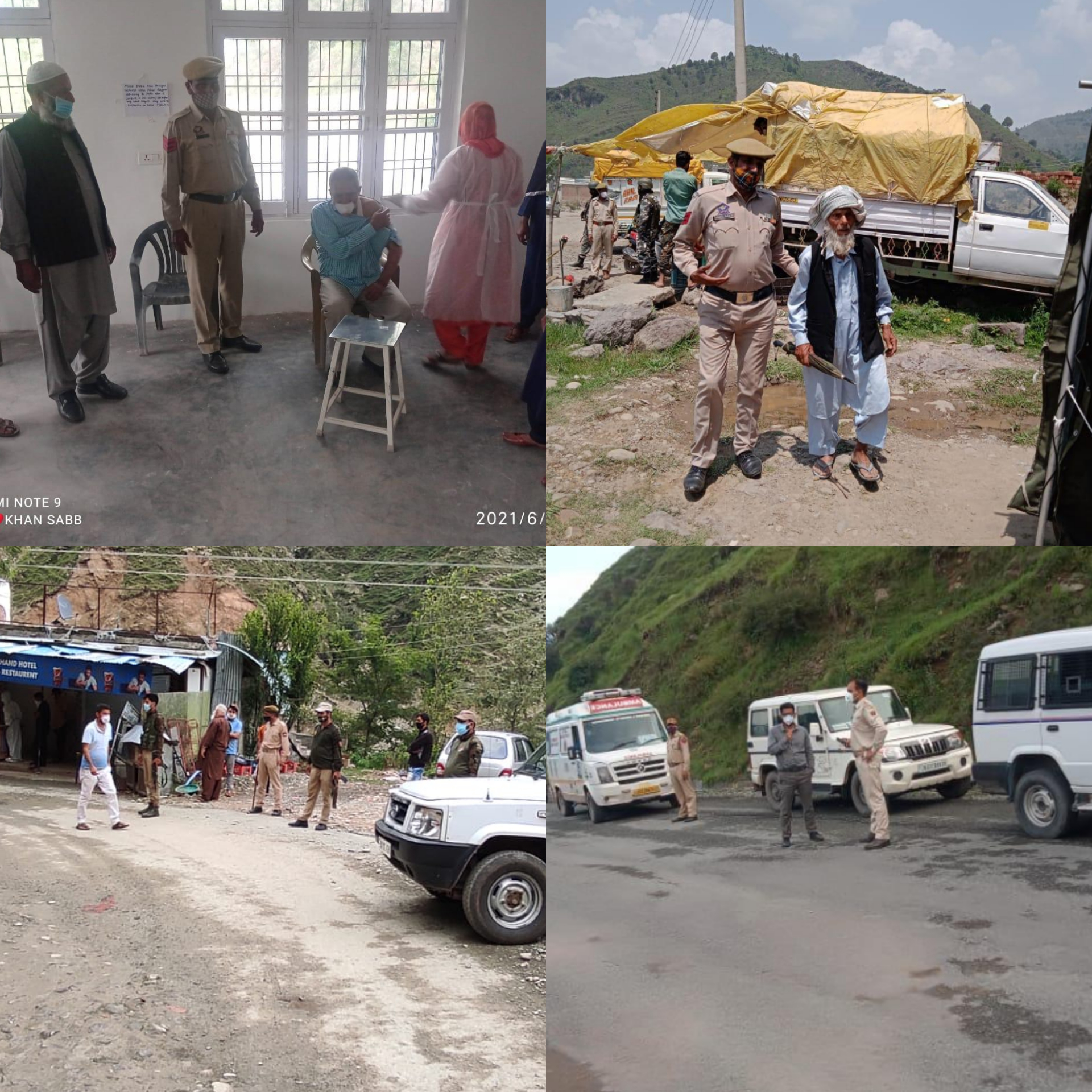 Rajouri Police assists in COVID-19 Vaccination Initiative