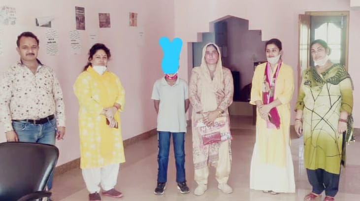 CWC Rajouri retrieved minor boy engaged in child labour & restored to mother at Reasi.