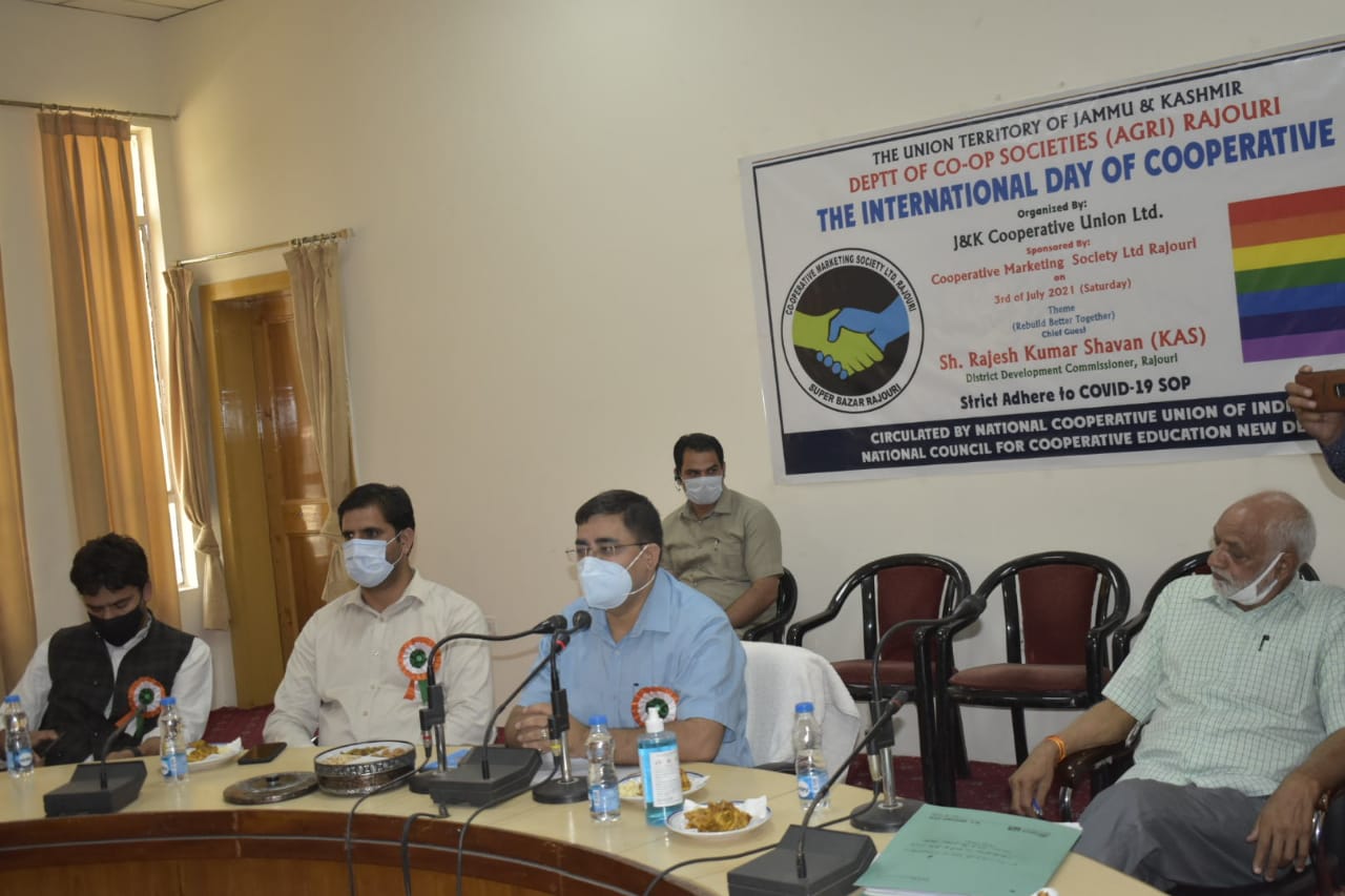 District Administration Rajouri and Jammu & Kashmir Cooperatives Union Celebrates International Day of Cooperatives