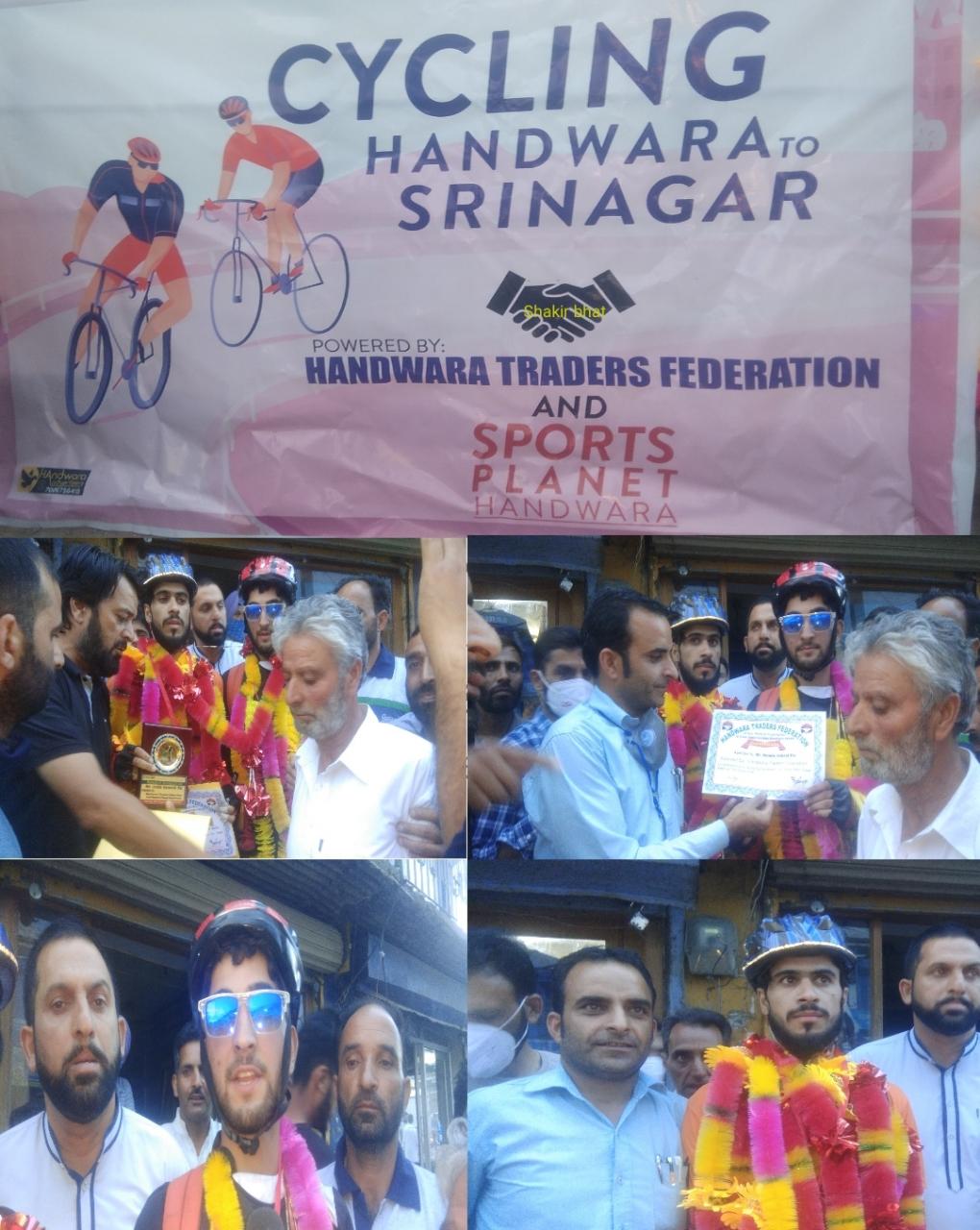 Handwara cyclists peddle 80 kms in one go, covers distance from Handwara to Srinagar in 10 hours