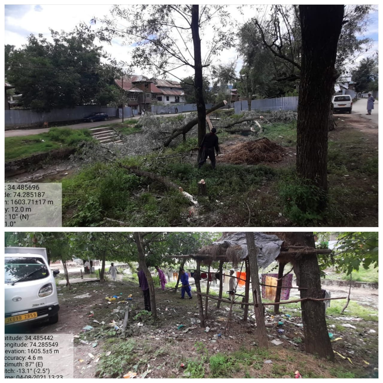 Irrigation Dept Handwara Carries out Anti-Encroachment Drive.