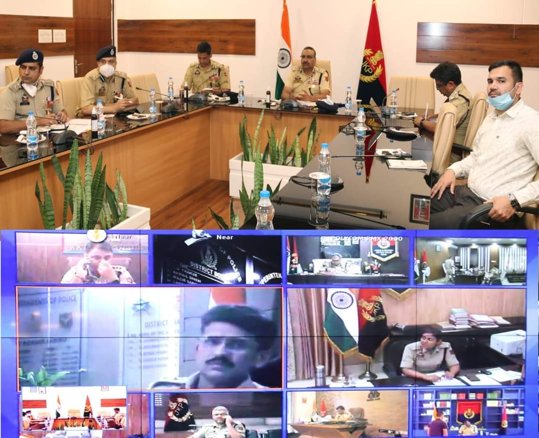 DGP J&K chairs high level security review meeting in Jammu ;Directs for strengthening of border and highway grids in Jammu region