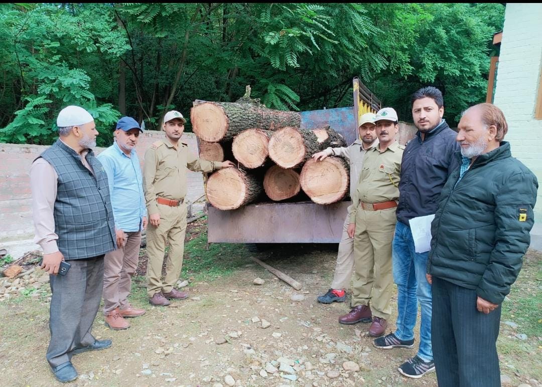 Illicit timber seized in Handwara: Forest Department