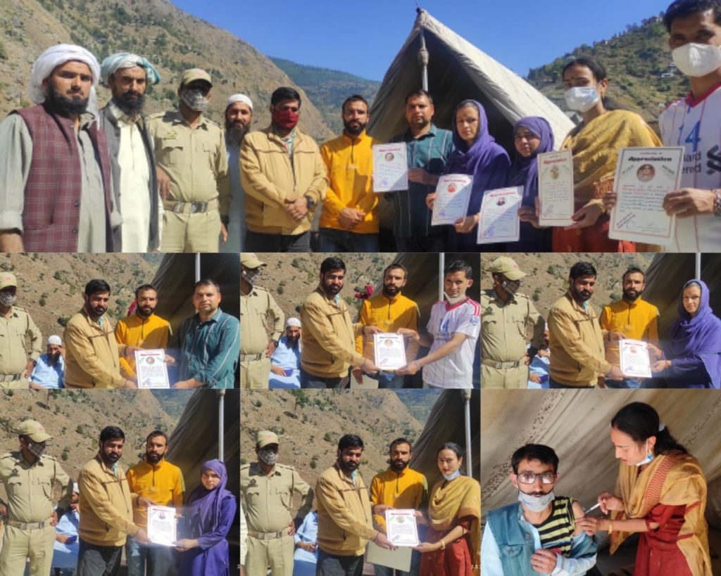 Frontline Covid Warriors appreciated by Tehsil Administration Bunjwah ...