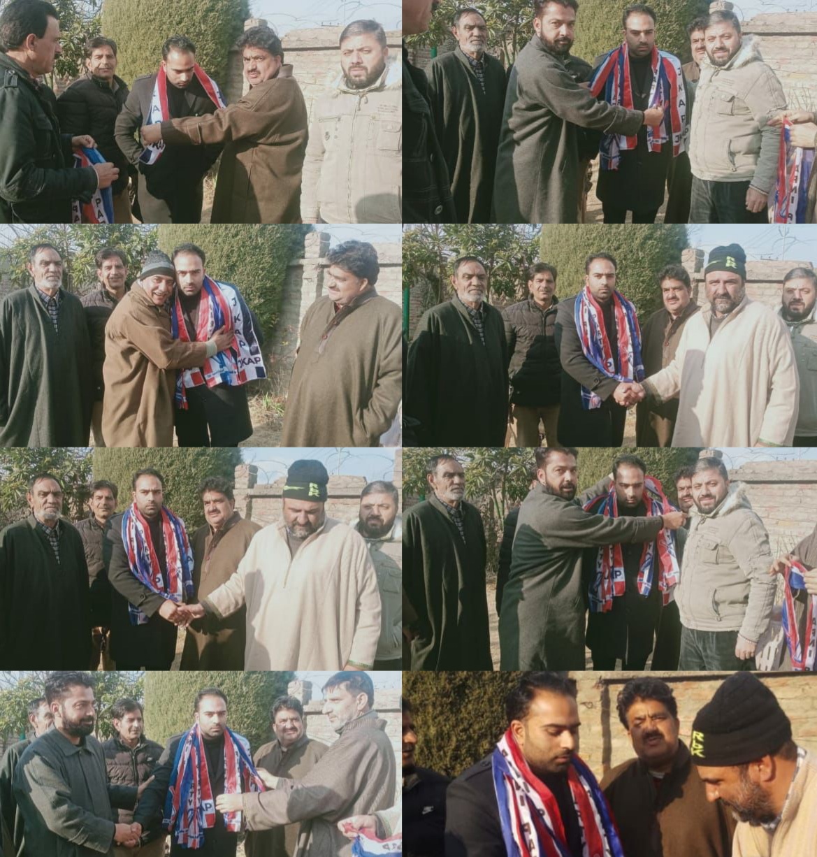 Peoples Conference Halqa President Adv. Mohammad Waseem Ganie joins Apni Party ;Abdul Rashid Bhat welcomes him into the party-fold