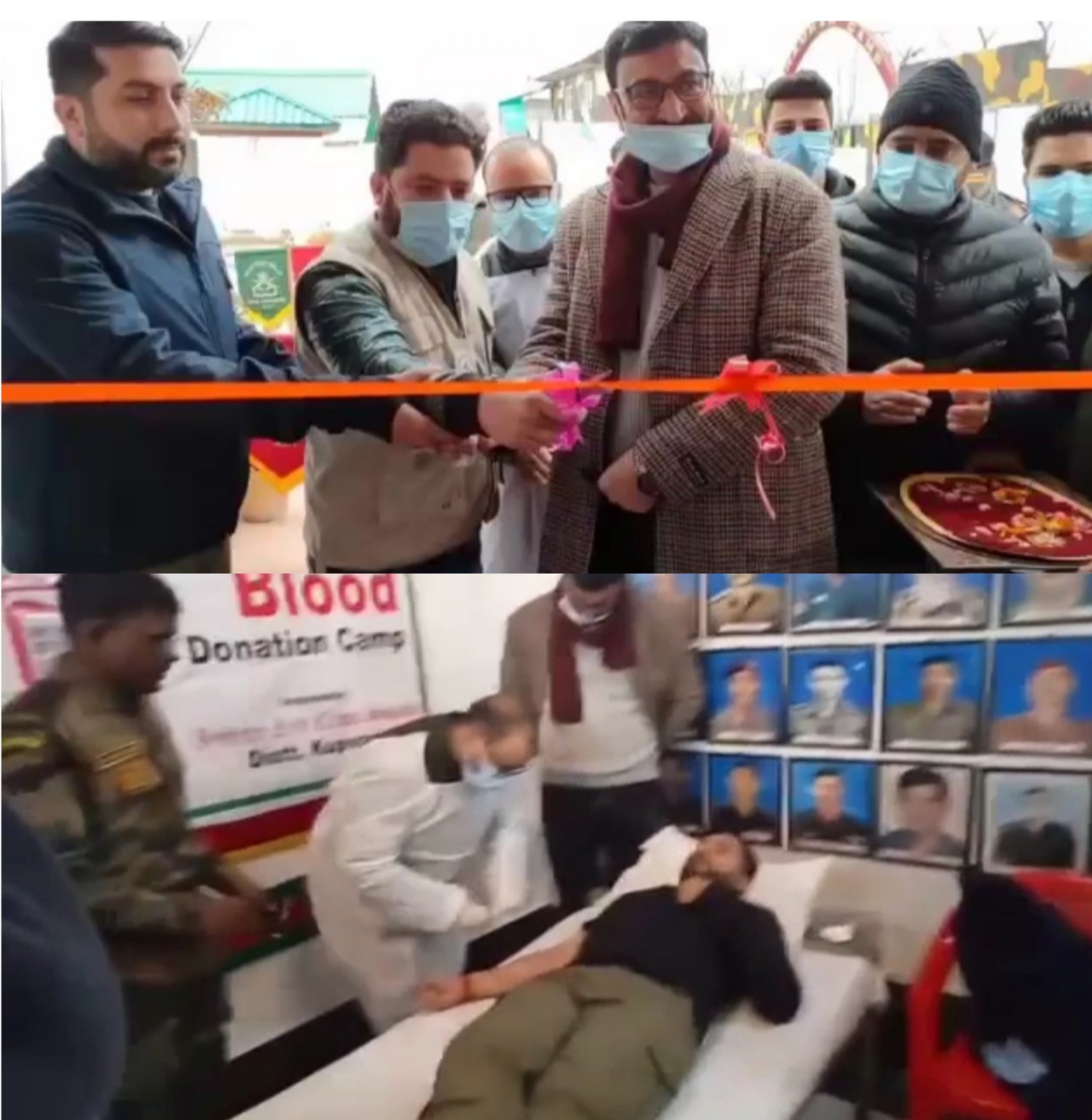 Bhagatpura Army Organised Blood Donation Camp In Collaboration With Red Cross Society.