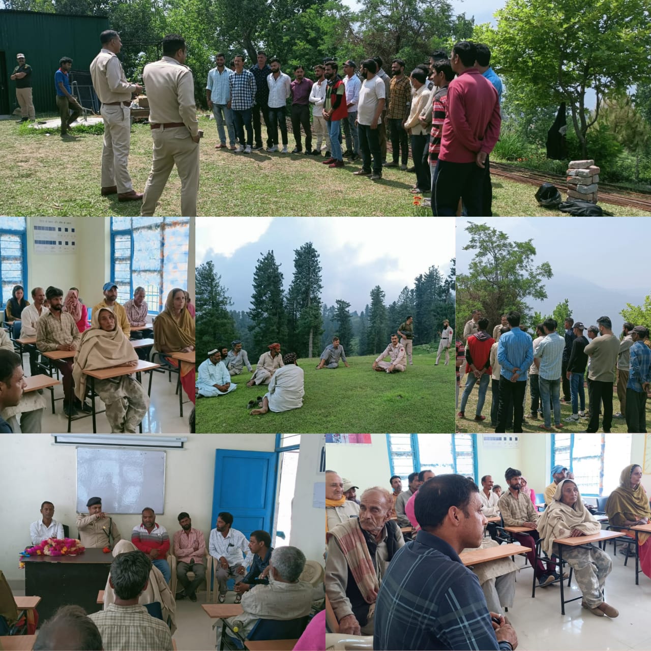 Police in Udhampur conducted Public awareness meeting regarding Forest Fire and its prevention in Kud and Chenani