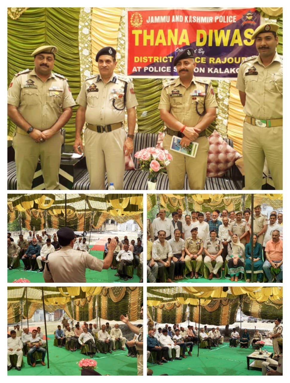 J&K POLICE ORGANIZES THANA DIWAS IN DISTRICT RAJOURI