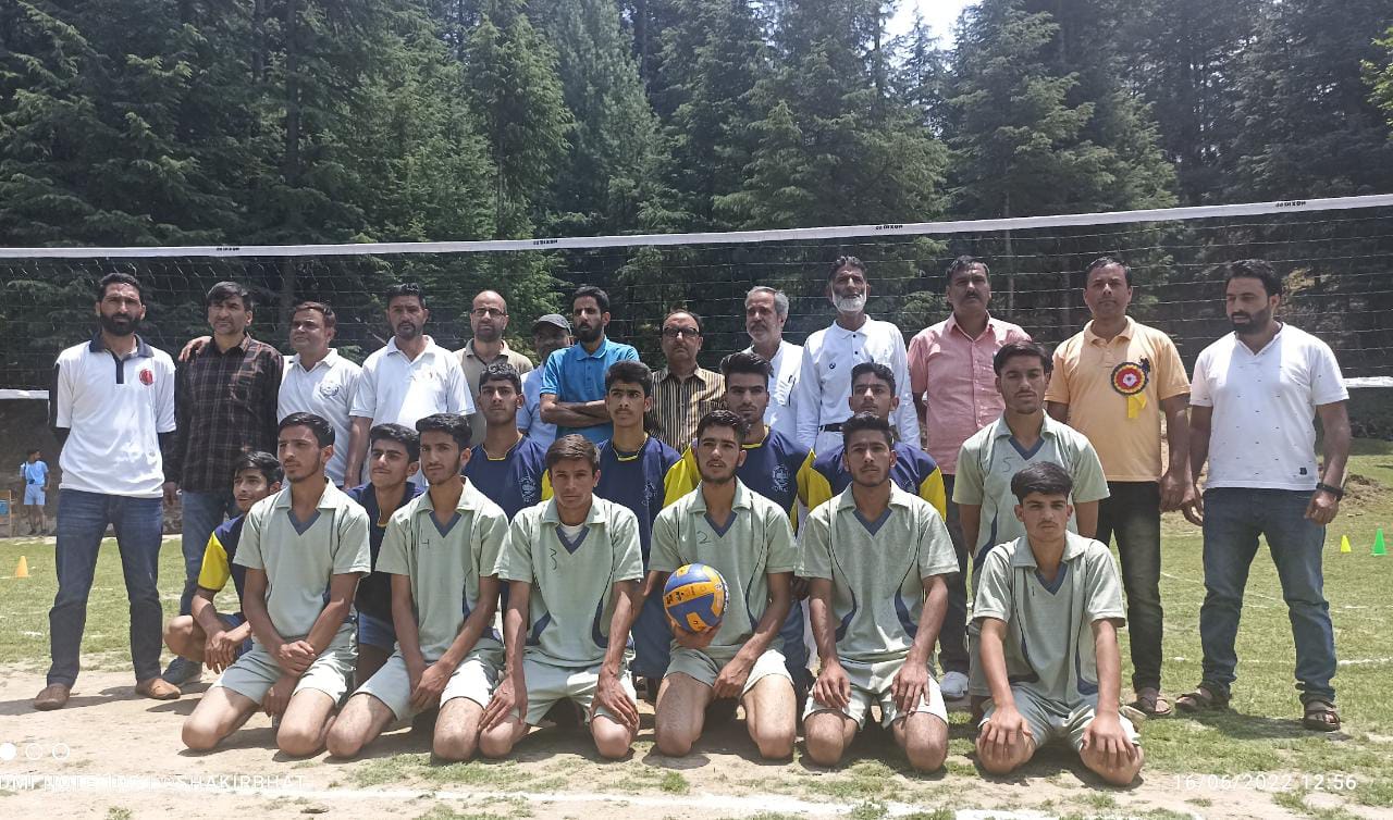 Inter School Zone level Tournament held at Badherher Handwara