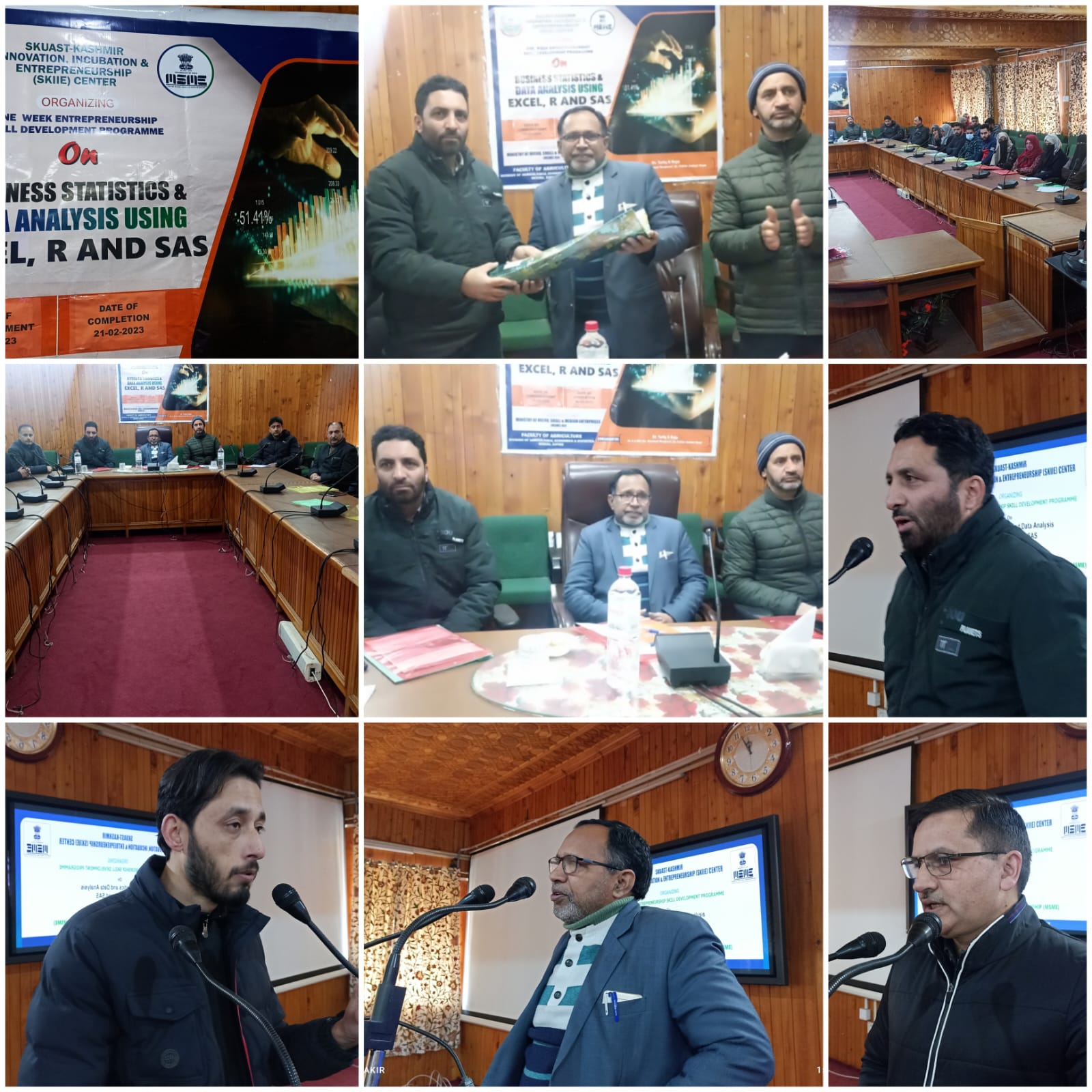 Division of Agricultural Economics and Statistics, Faculty of Agriculture, Wadura SKUAST-K inaugurated second Seven Days’ MSME Skill Development training programme on “Business Statistics 