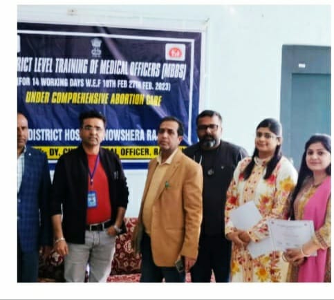 Training under CAC for 1st batch of MBBS doctors concludes at SDH Nowshera