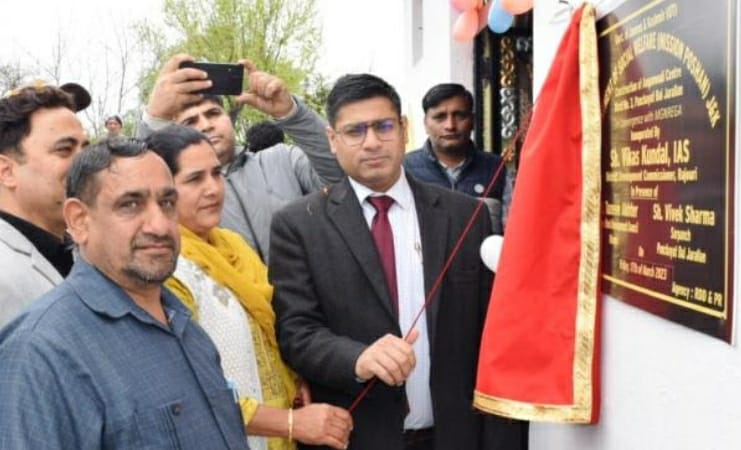DDC Rajouri Vikas Kundal inaugurates 16 Anganwadi Centres.