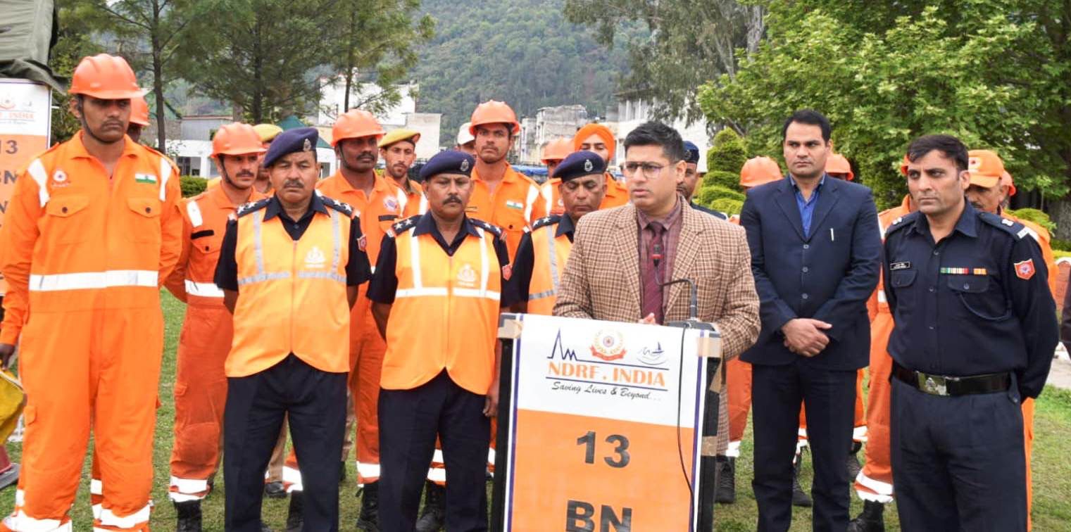 Within hours of NDRF conducts mock earthquake drill, strong earthquake tremors felt in Rajouri district.