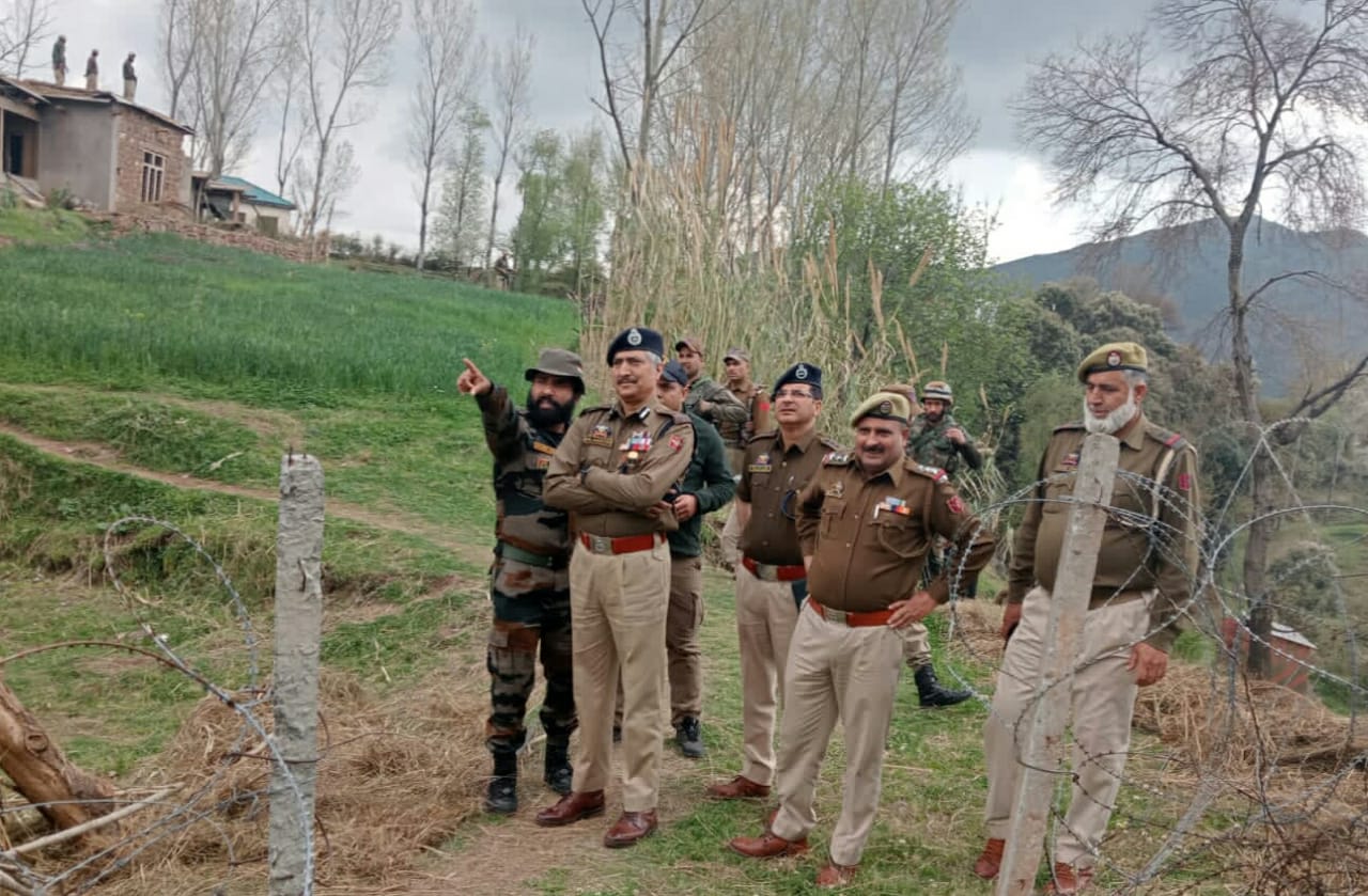 SFs conduct joint area domination exercise in Gambhir Muglan-Behrote in Rajouri.