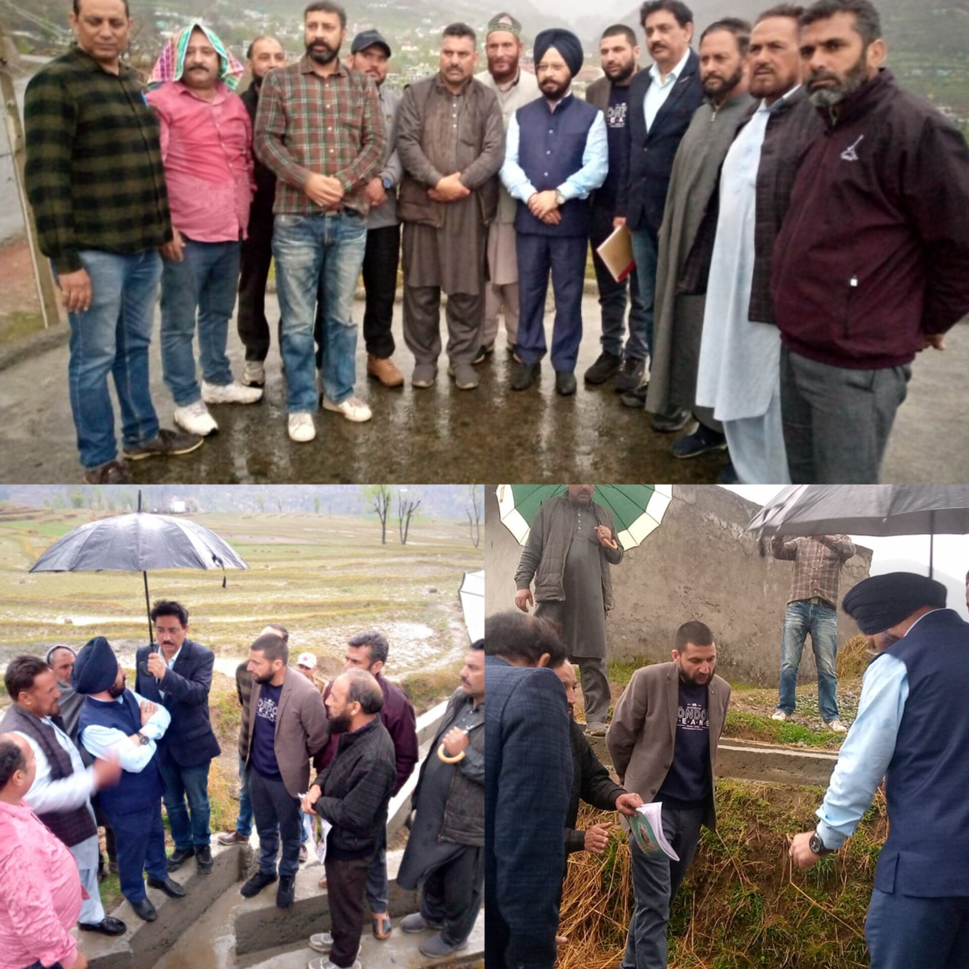 DG Command Area Development Jammu visited Budhal. Met the farmers, PRI members and reviewed the ongoing development works.
