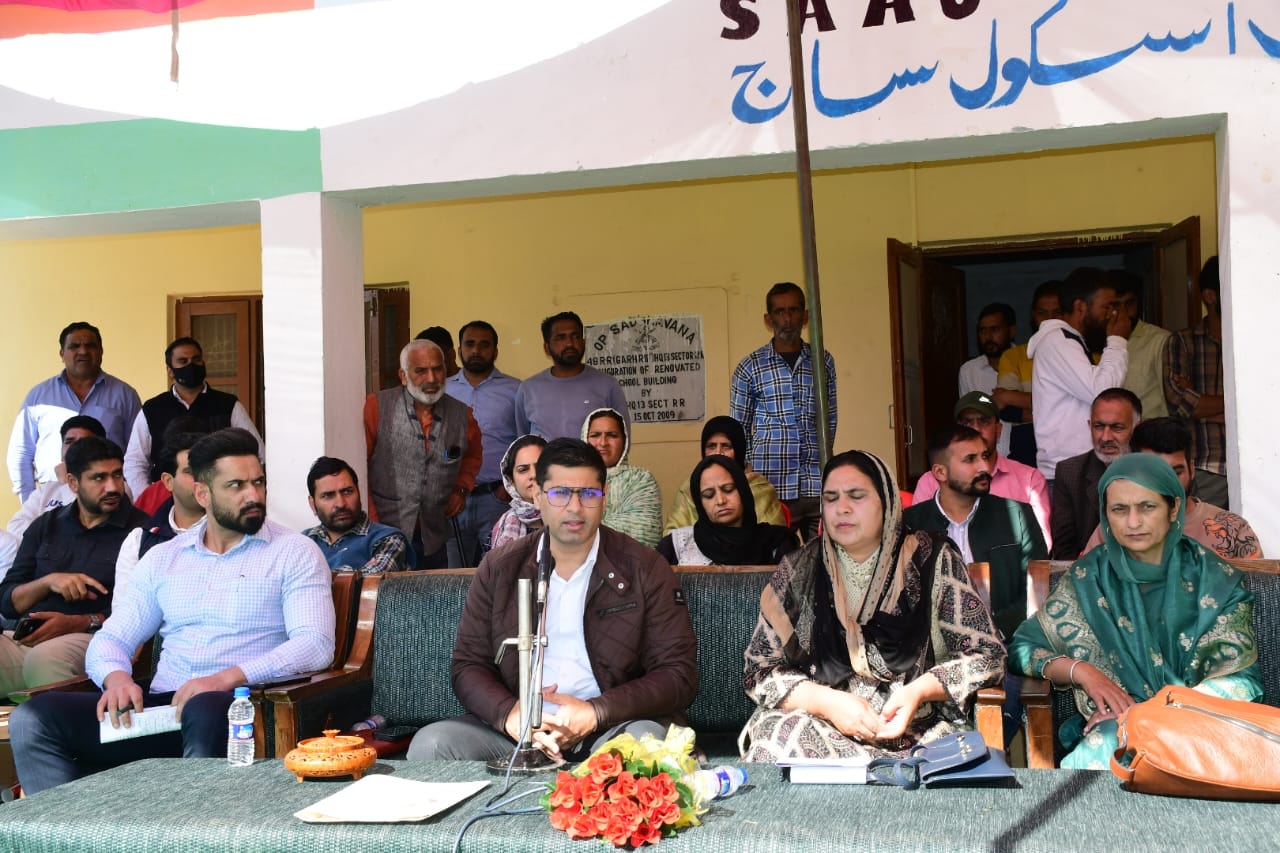 Weekly Block Diwas: Deputy Commissioner Rajouri Listens to Public Issues at Saj Panchayat of Block Plangarh