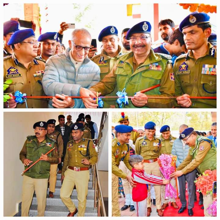 Director General of Police (DGP) inaugurates Model Police Station in Mattan, Anantnag.