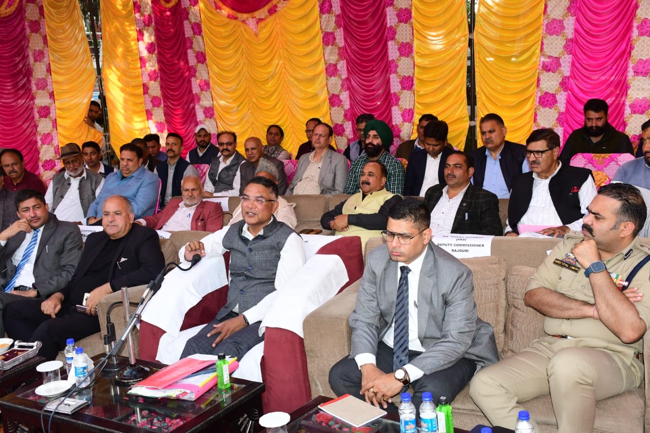 Principal Secretary Shailendra Kumar chairs Public Darbar at Rajouri. Release of Funds under Languishing Scheme of on going Construction works of Circular Road of Rajouri Town Demanded