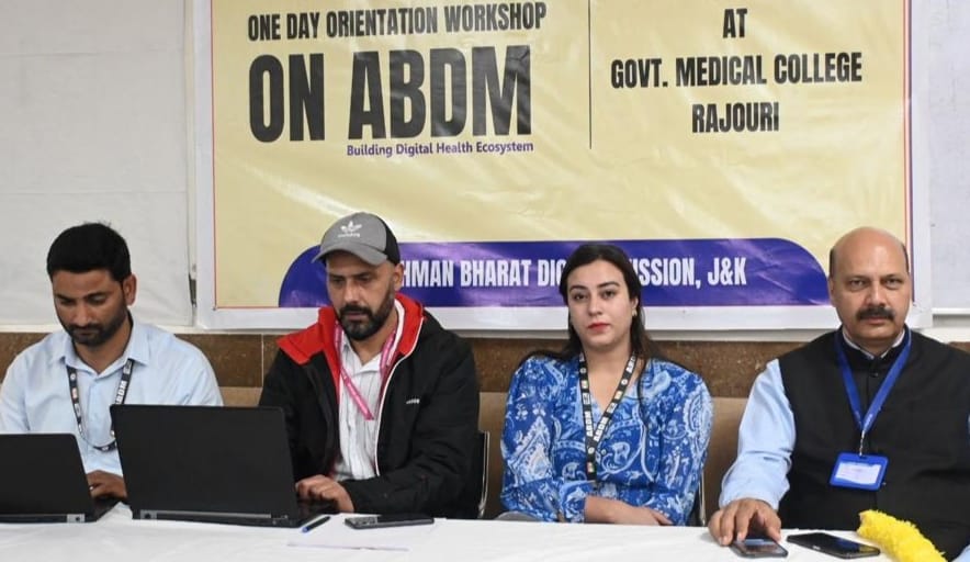 One-day orientation workshop on ABDM organised in GMC Rajouri