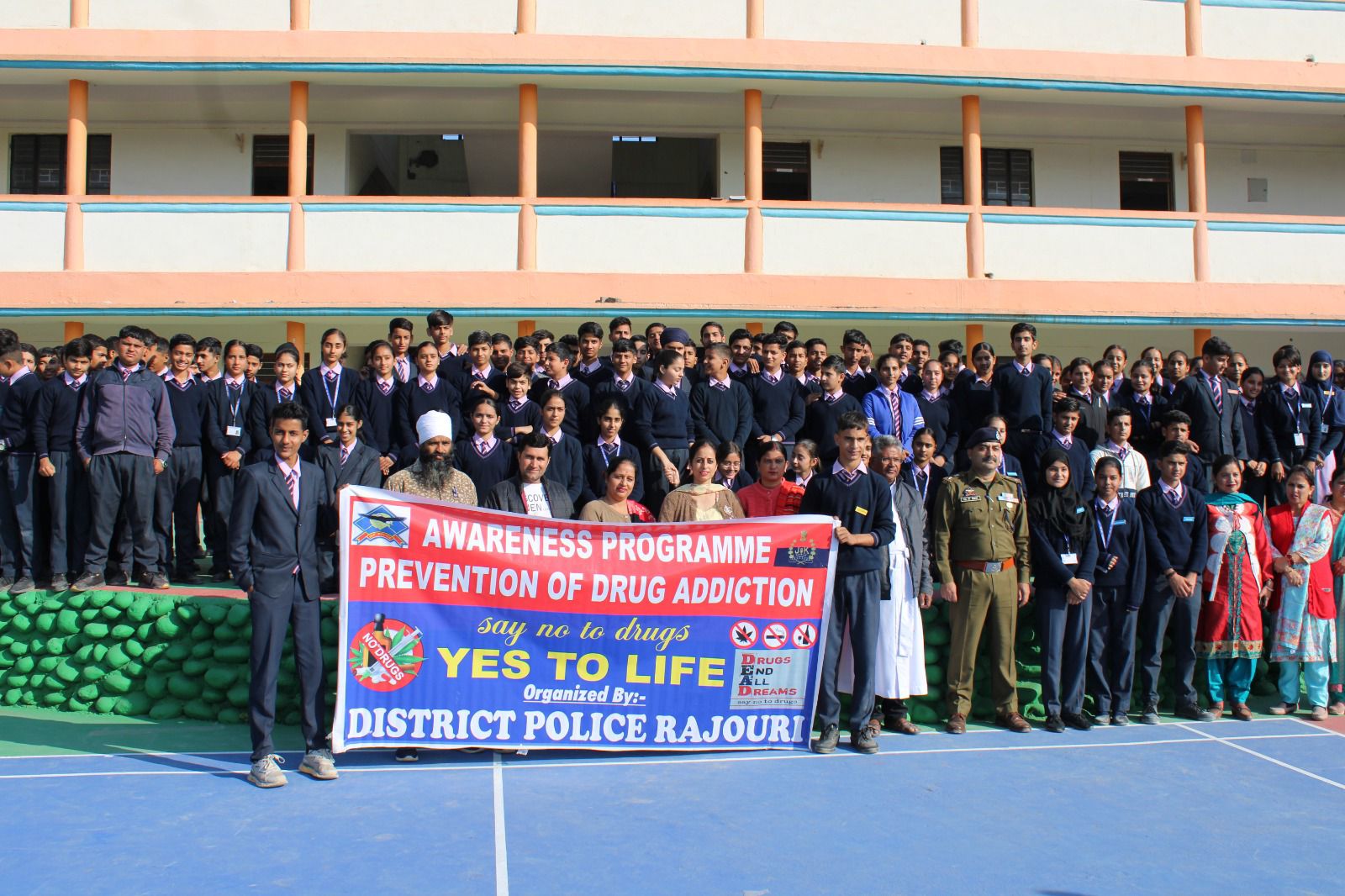 Drugs Awareness Programme Organised by Police at ‘Christ High School Lamberi