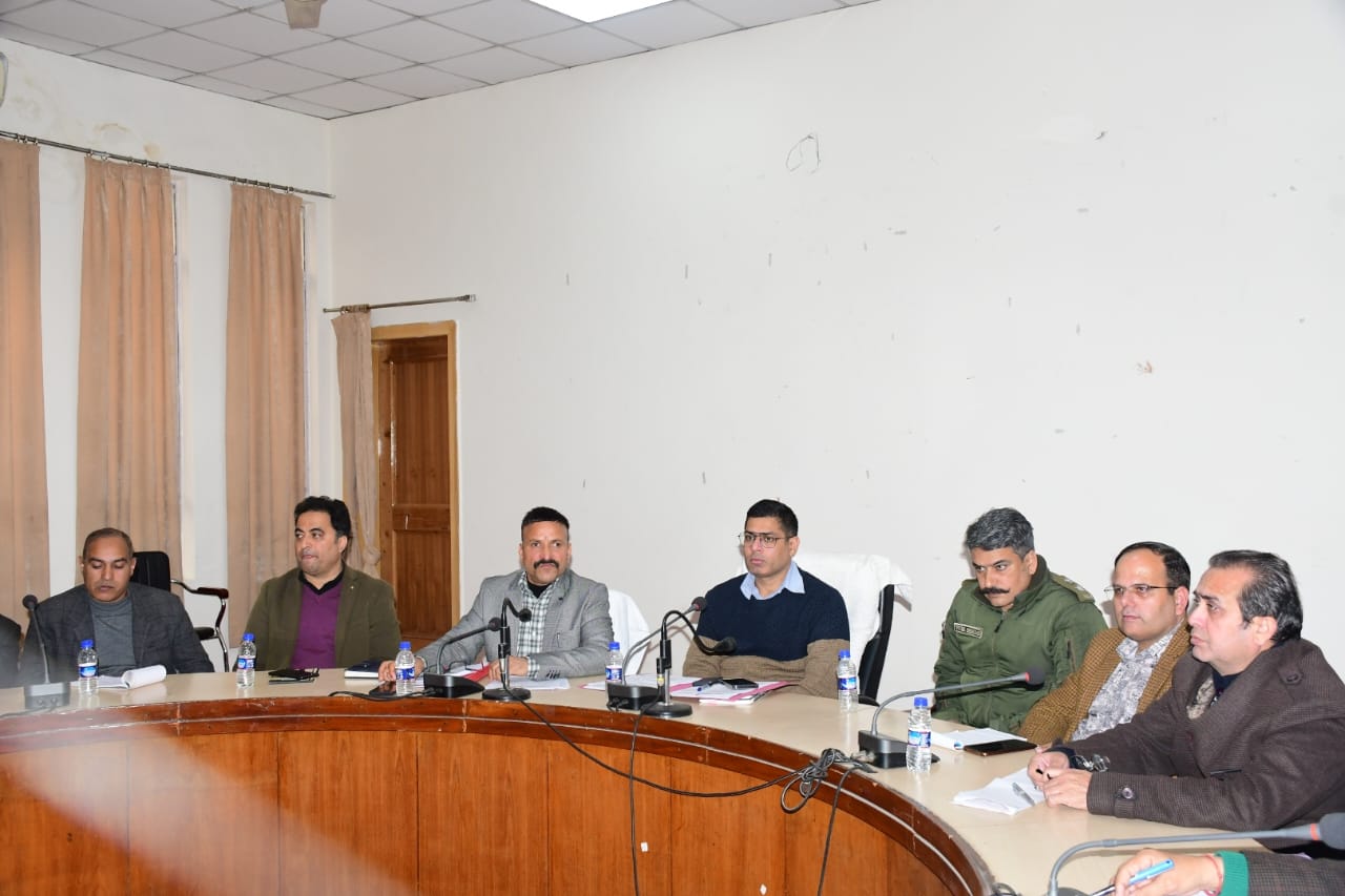 Deputy Commissioner Rajouri Vikas Kundal reviews preparedness