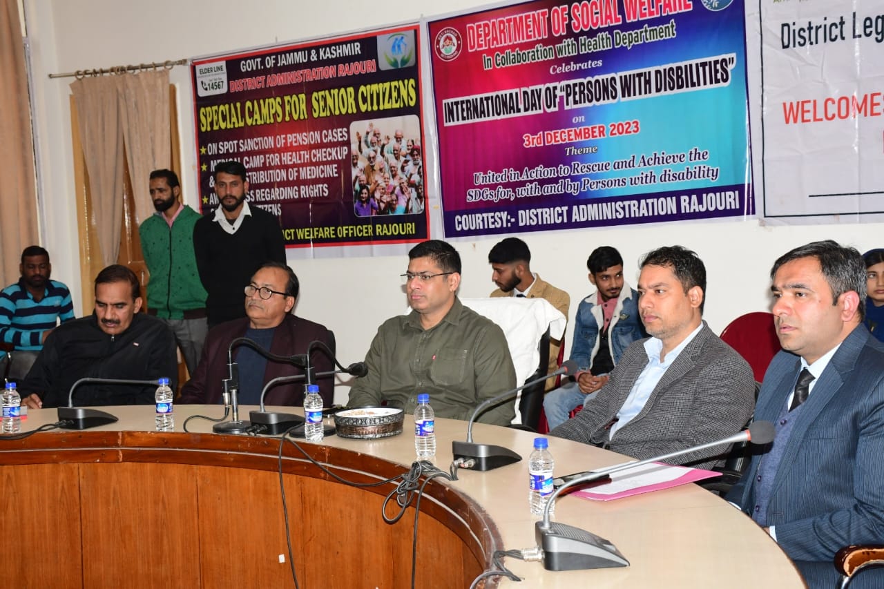 Mega Event organised at Rajouri to commemorate Int’l Day for Persons with Disabilities