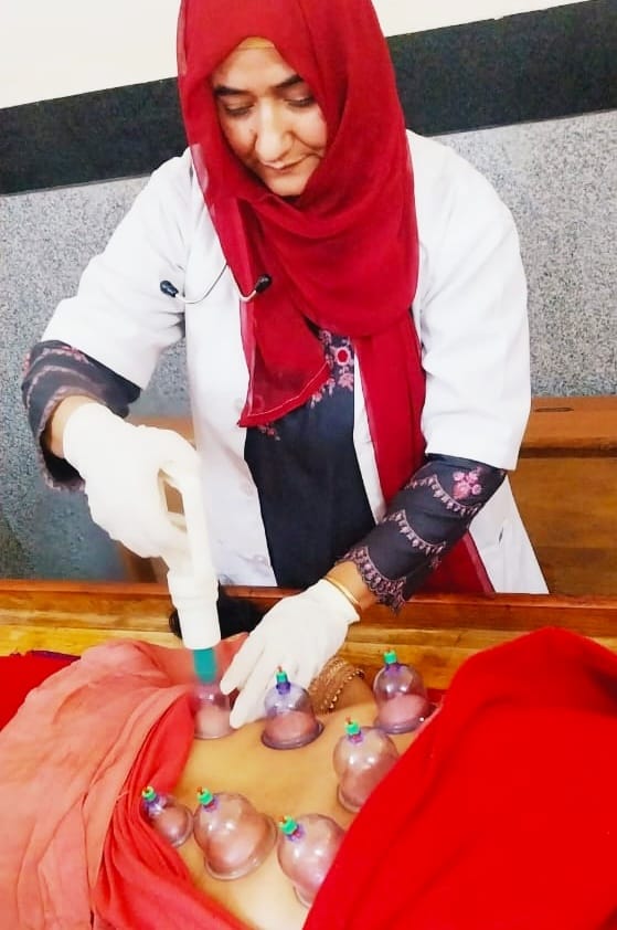 Unani wing of AYUSH Deptt AH GMC Rajouri starts Hijama Therapy.