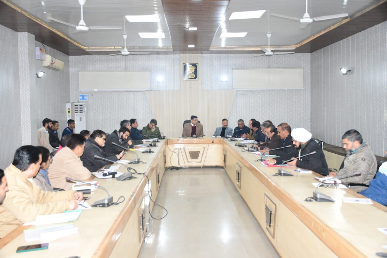 Progress on District Indicator Framework reviewed in Rajouri District ...